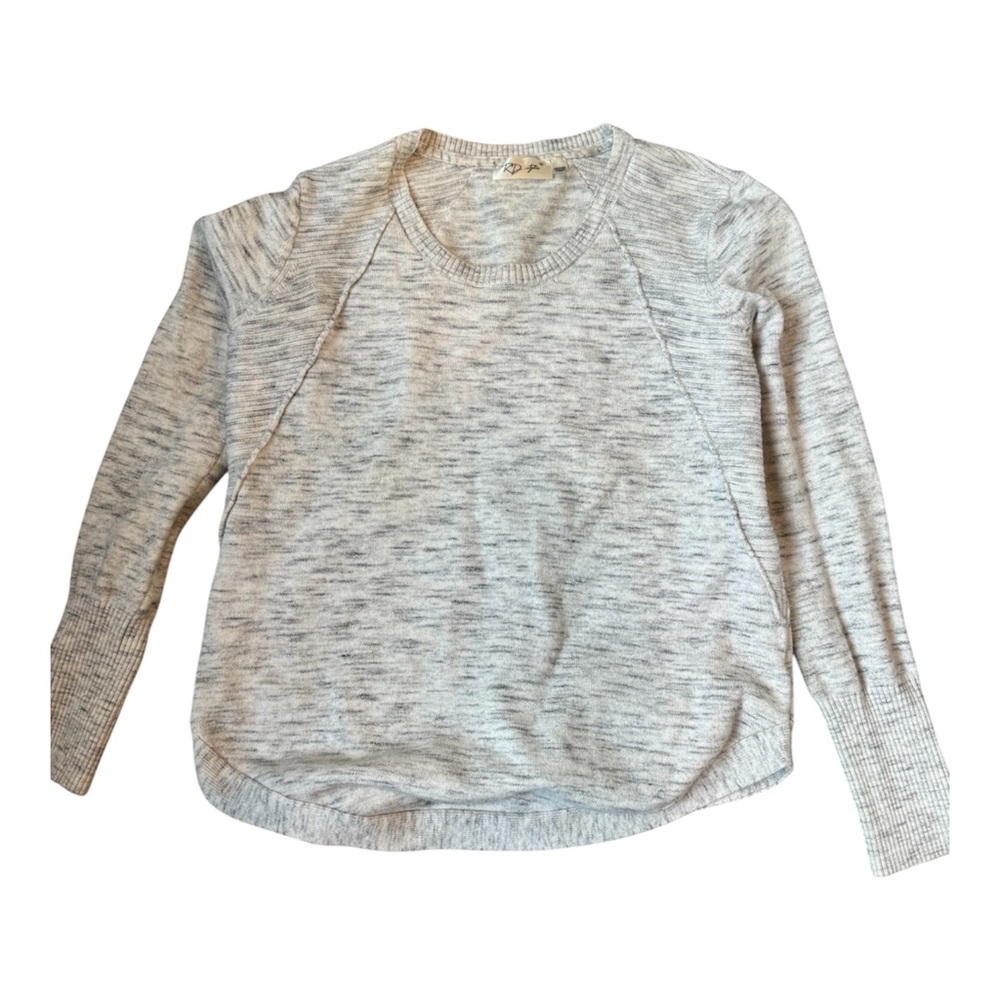 RD Style Light Gray Crew Neck Sweater